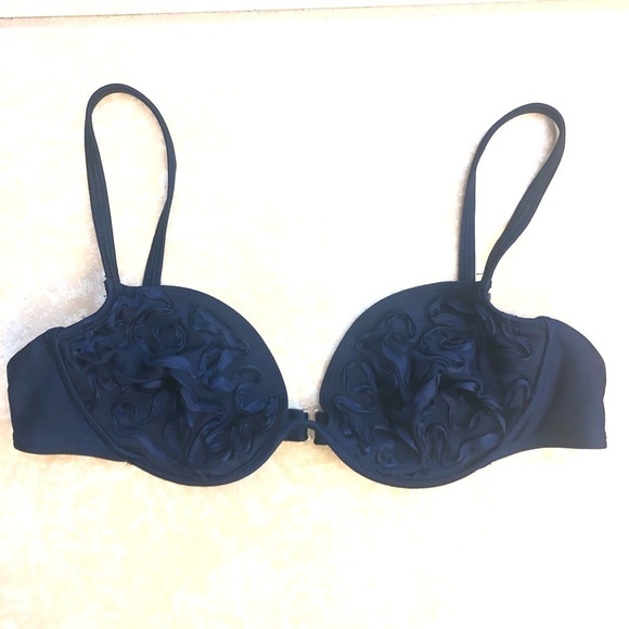 La Blanca soutache bikini top soft cup ,underwire, applique detail, B/C cup - Picture 1 of 9